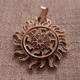 Оберег Свитовит в Ярило материал золото 585